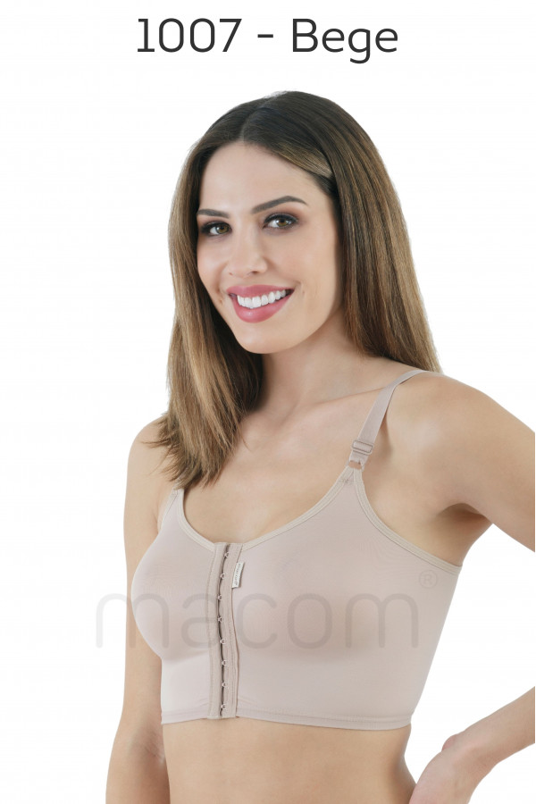 Sutiã sem costuras, fechamento frontal com busto flexível - Plus Size 1007PSGB1